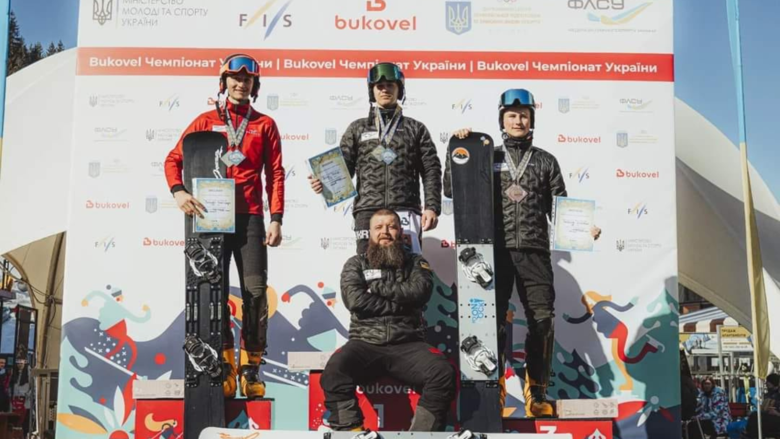 Нестор Білоус із Татарова здобув призові місця на чемпіонаті України зі сноубордингу (паралельні дисципліни) серед юніорів