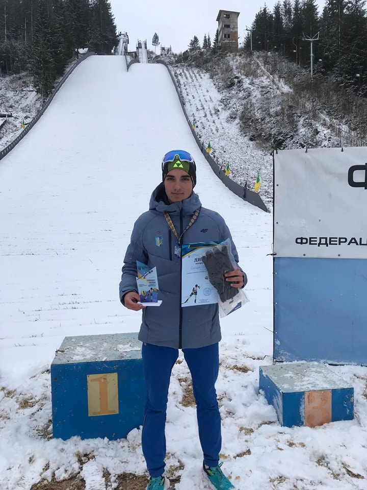 Ростислав Кіращук – чемпіон України з лижного двоборства