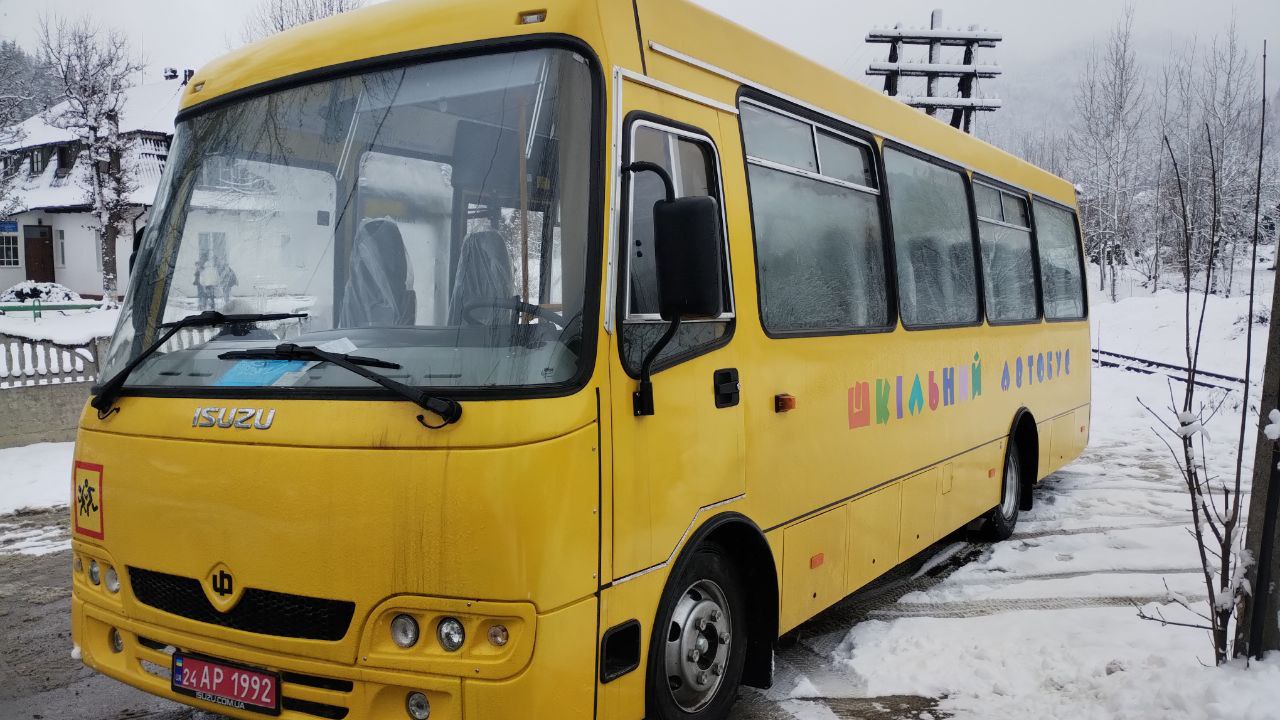 Маємо новий автобус для Татарівської гімназії!