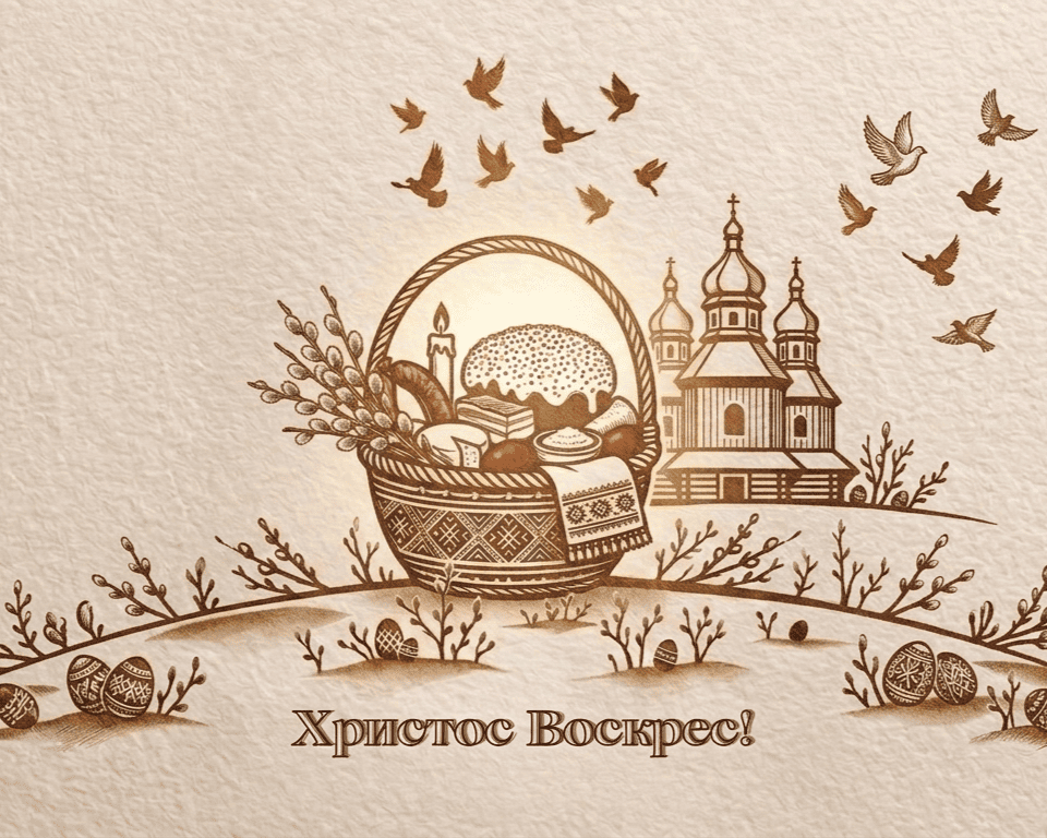 Привітання селищного голови Олега Дзем’юка зі святом Воскресіння Христового